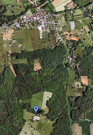gite les gardes sur google map